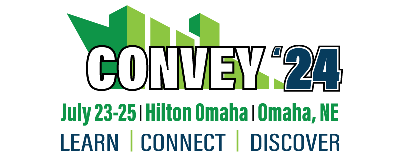 CONVEY'24 July 23-25 Omaha Hilton, Omaha, NE learn connect discover education sessions, trade show